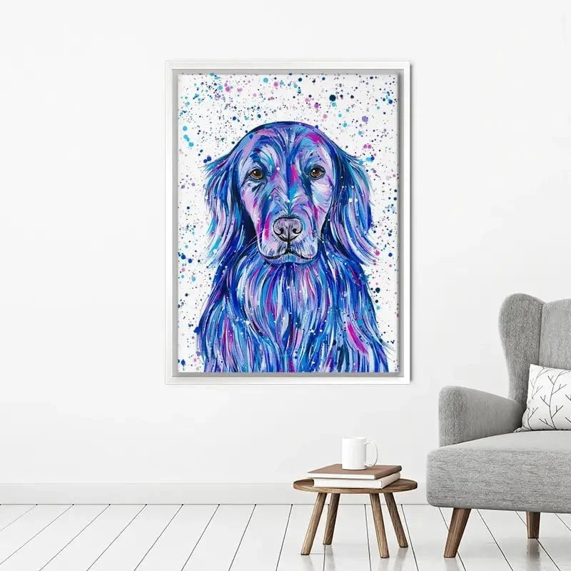 Golden Retriever Canvas Print Golden Retriever Canvas Print wall art product Emma LC Art