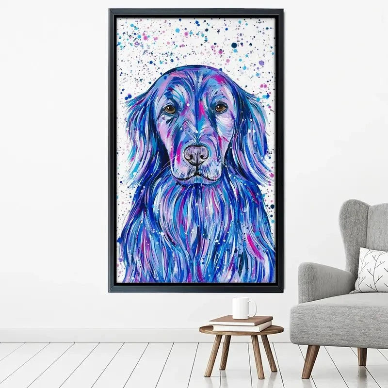 Golden Retriever Canvas Print Golden Retriever Canvas Print wall art product Emma LC Art