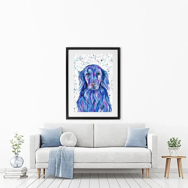 Golden Retriever Framed Art Print Golden Retriever Framed Art Print wall art product Emma LC Art