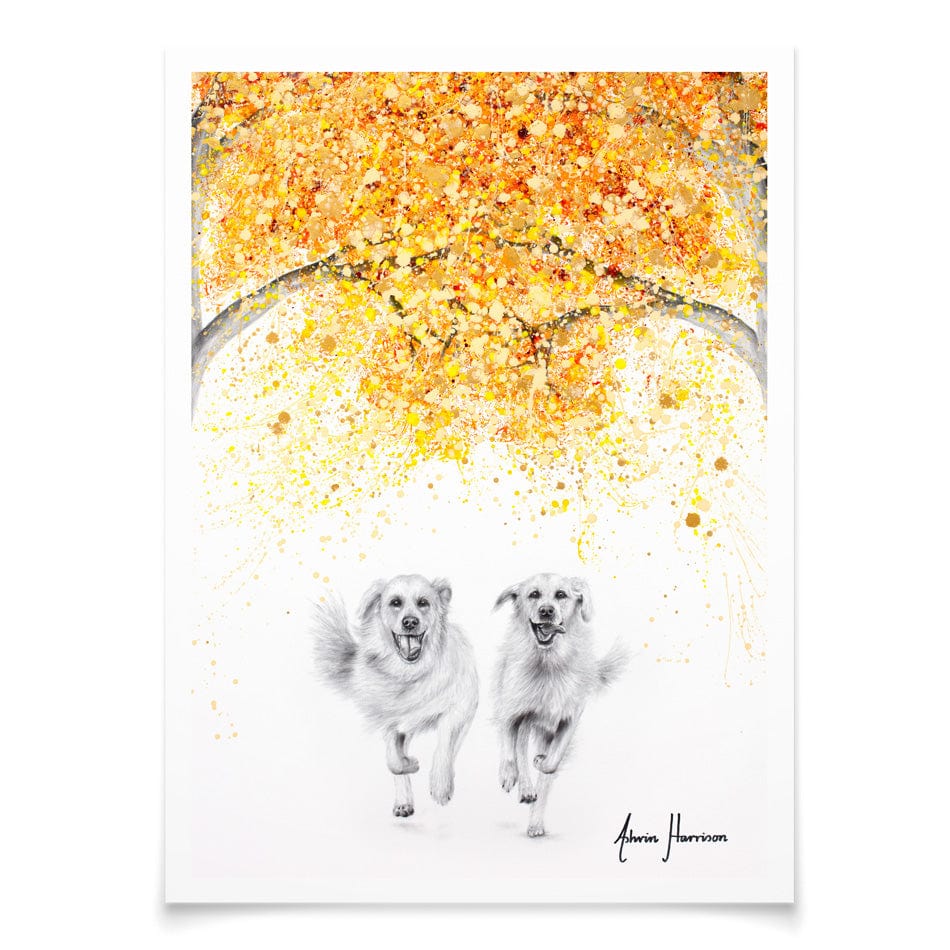 Golden Run Art Print wall art product Ashvin Harrison