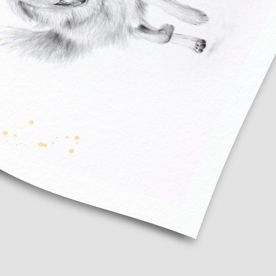 Golden Run Art Print wall art product Ashvin Harrison