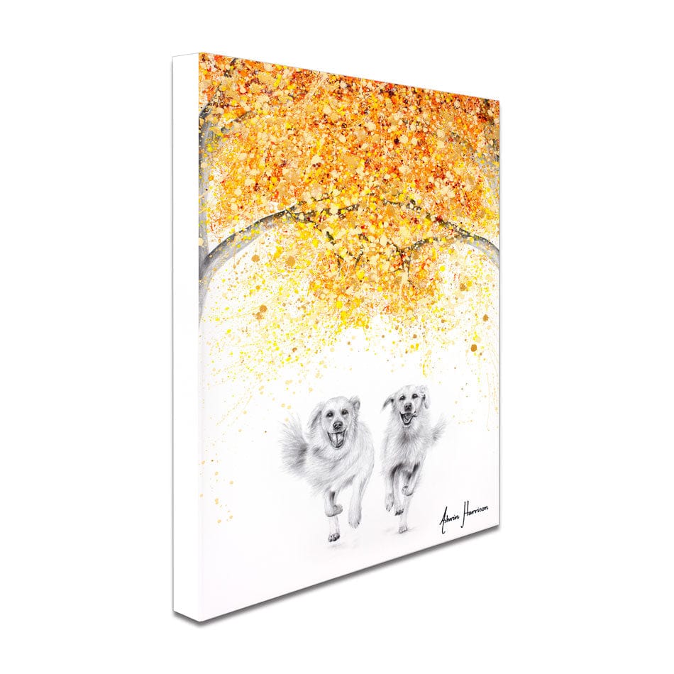 Golden Run Canvas Print wall art product Ashvin Harrison