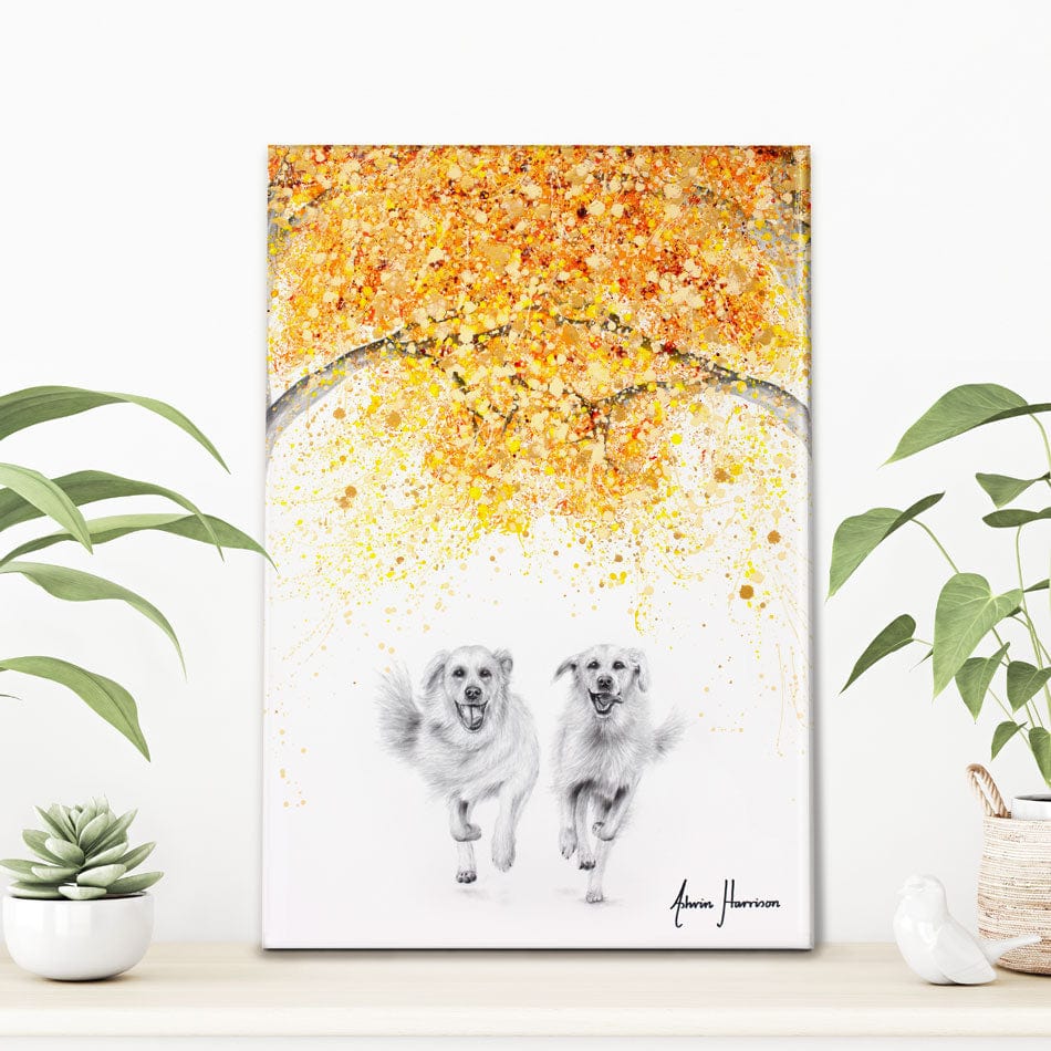 Golden Run Canvas Print wall art product Ashvin Harrison