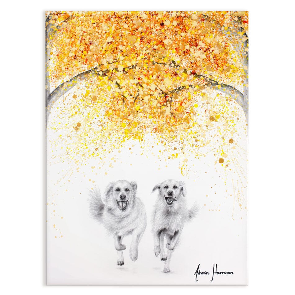 Golden Run Canvas Print wall art product Ashvin Harrison