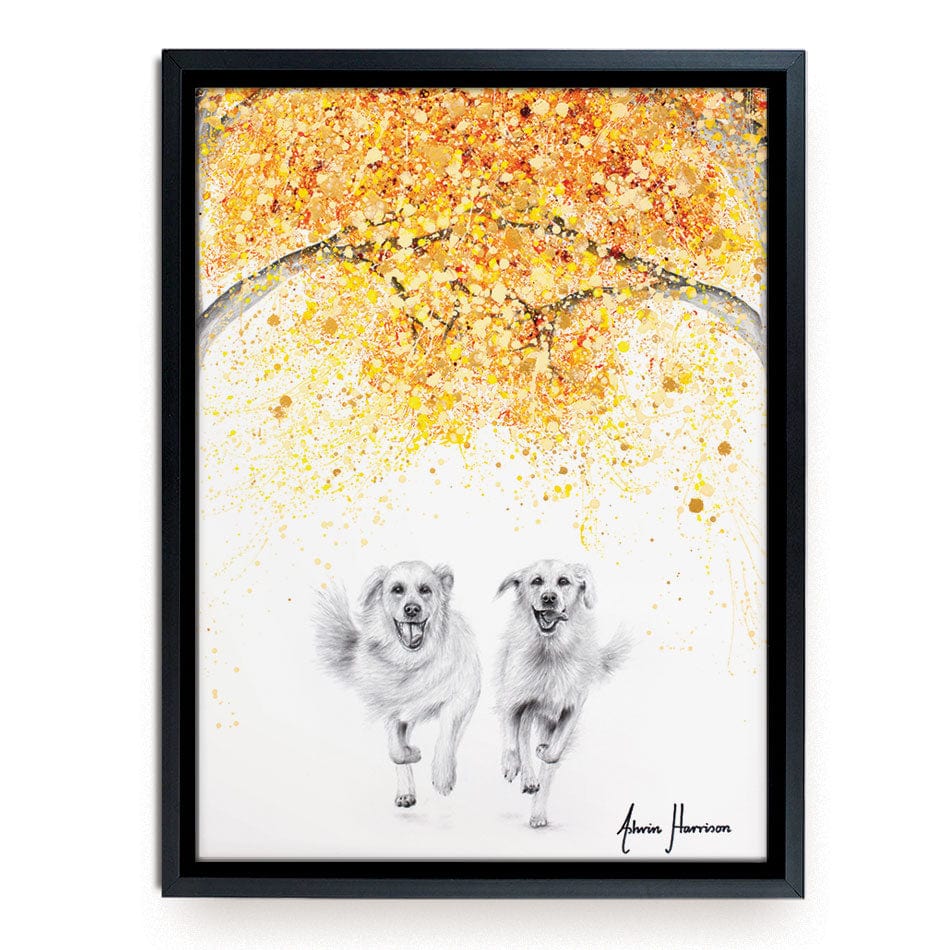 Golden Run Canvas Print wall art product Ashvin Harrison