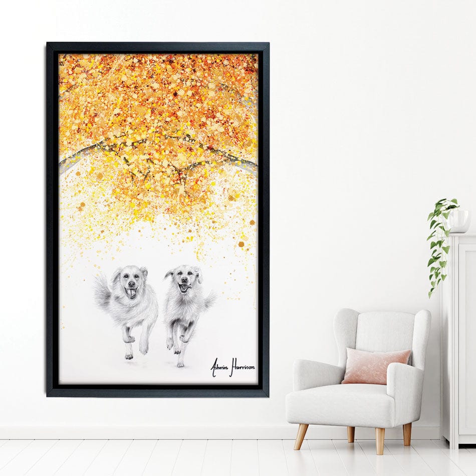Golden Run Canvas Print wall art product Ashvin Harrison