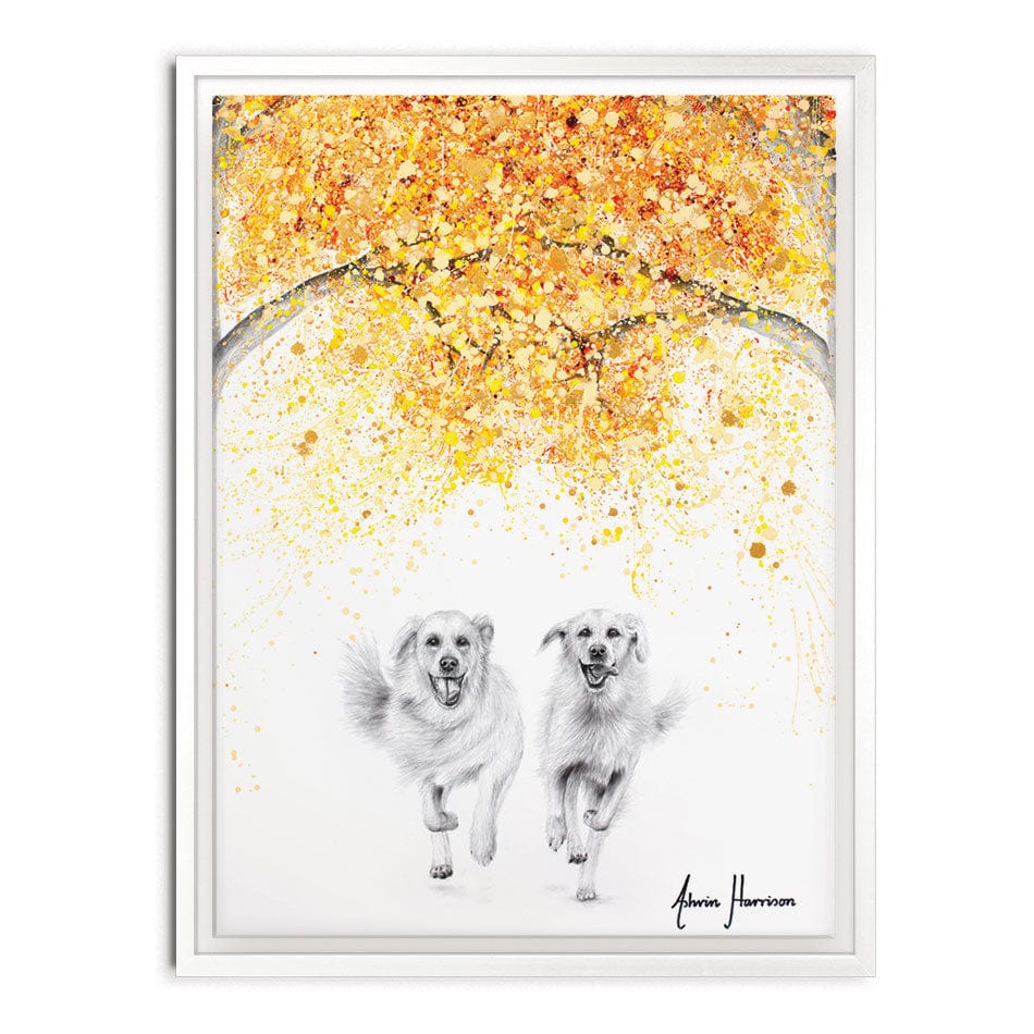 Golden Run Canvas Print wall art product Ashvin Harrison