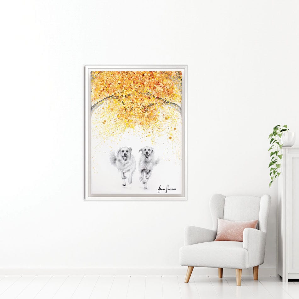 Golden Run Canvas Print wall art product Ashvin Harrison