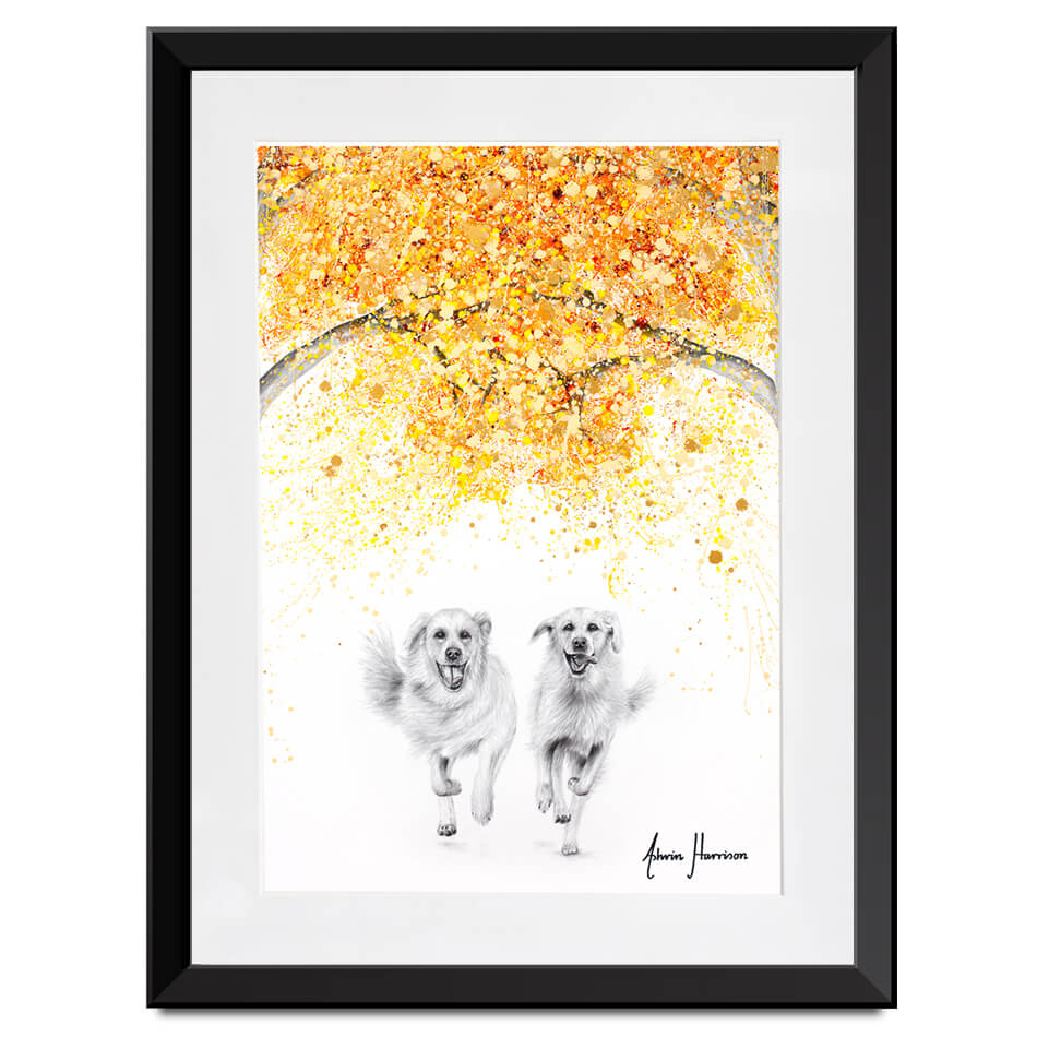 Golden Run Framed Art Print Golden Run Framed Art Print wall art product Ashvin Harrison