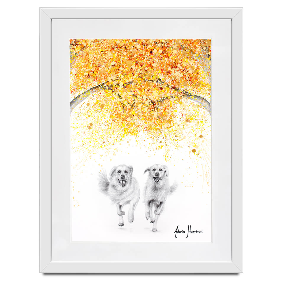 Golden Run Framed Art Print Golden Run Framed Art Print wall art product Ashvin Harrison