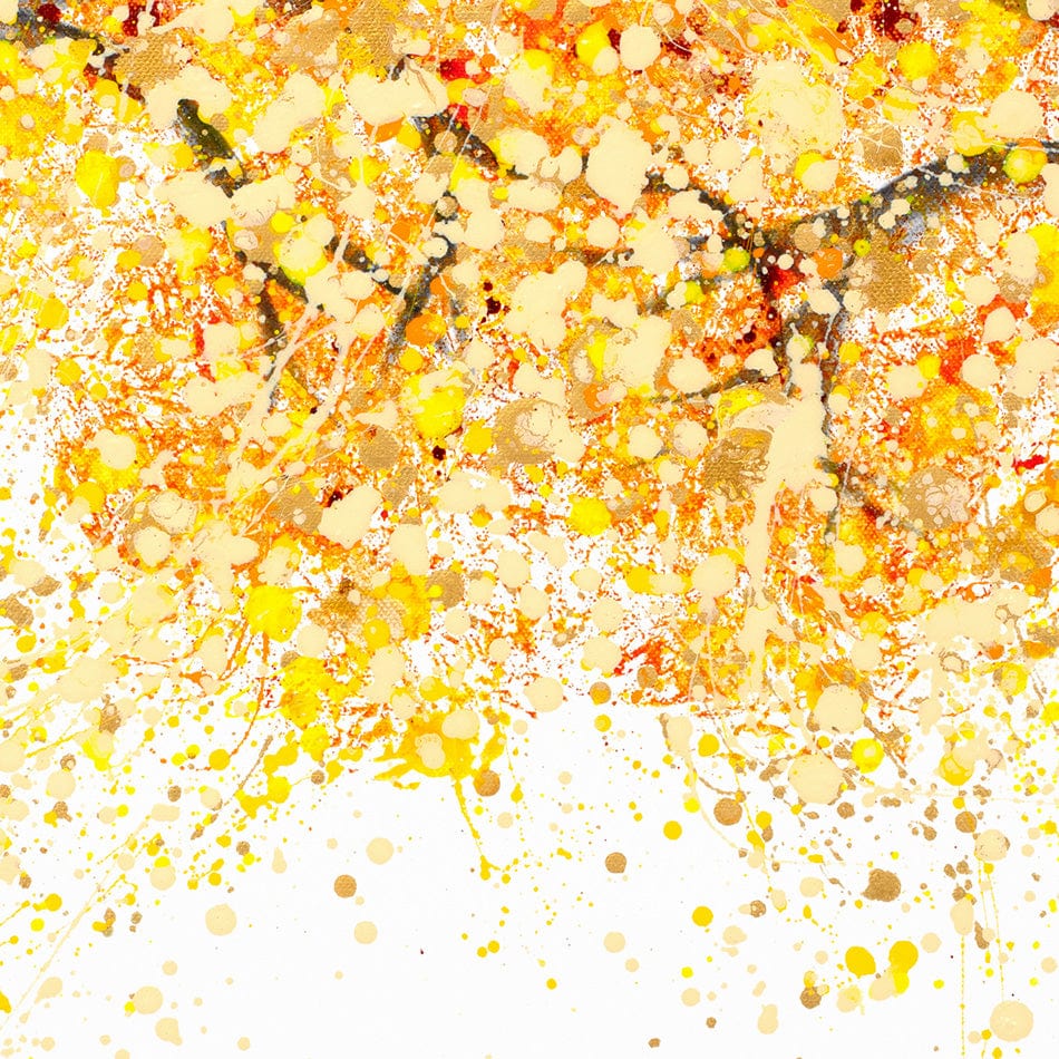 Golden Run Framed Art Print wall art product / Shutterstock