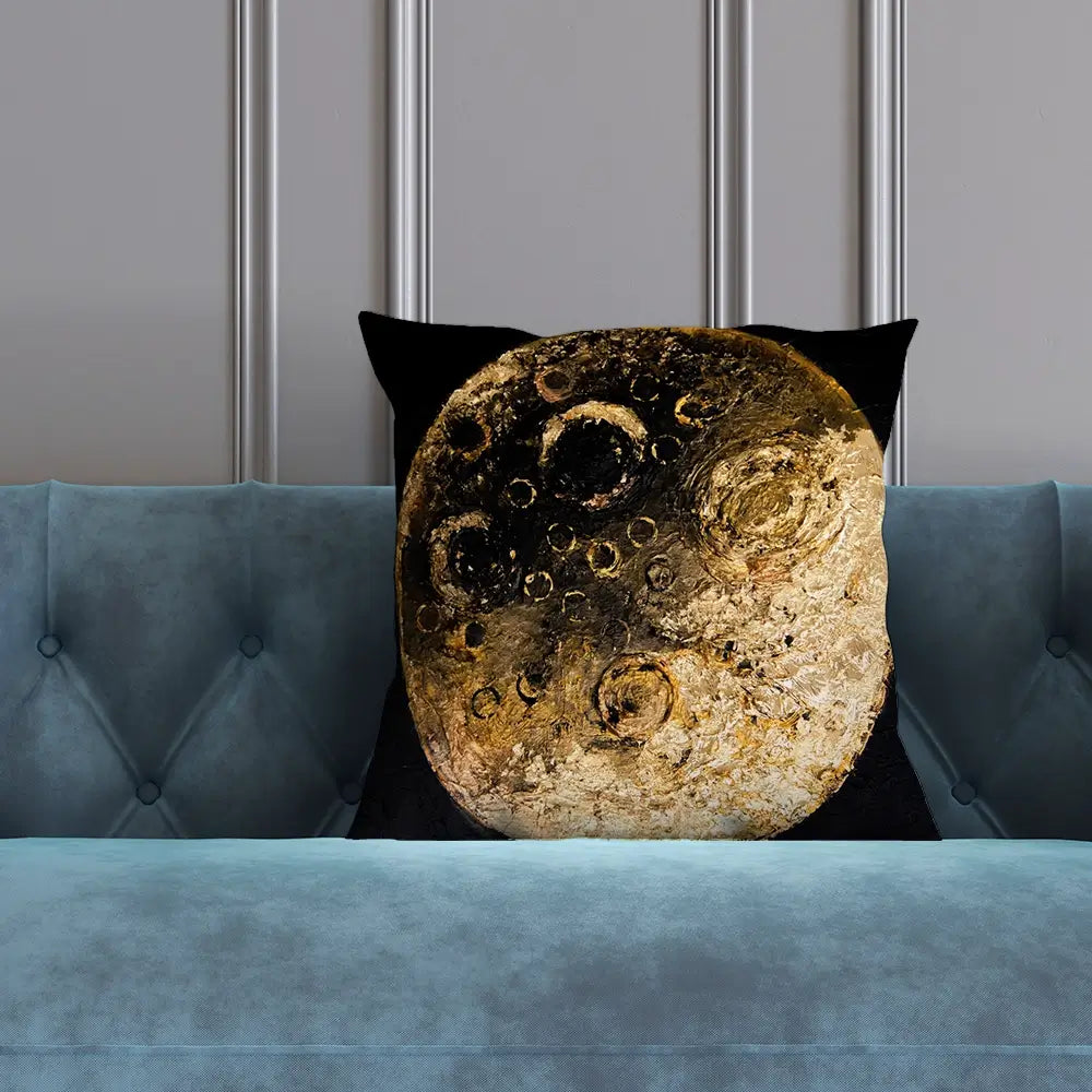Golden Silence Cushion Golden Silence Cushion wall art product Osnat Tzadok