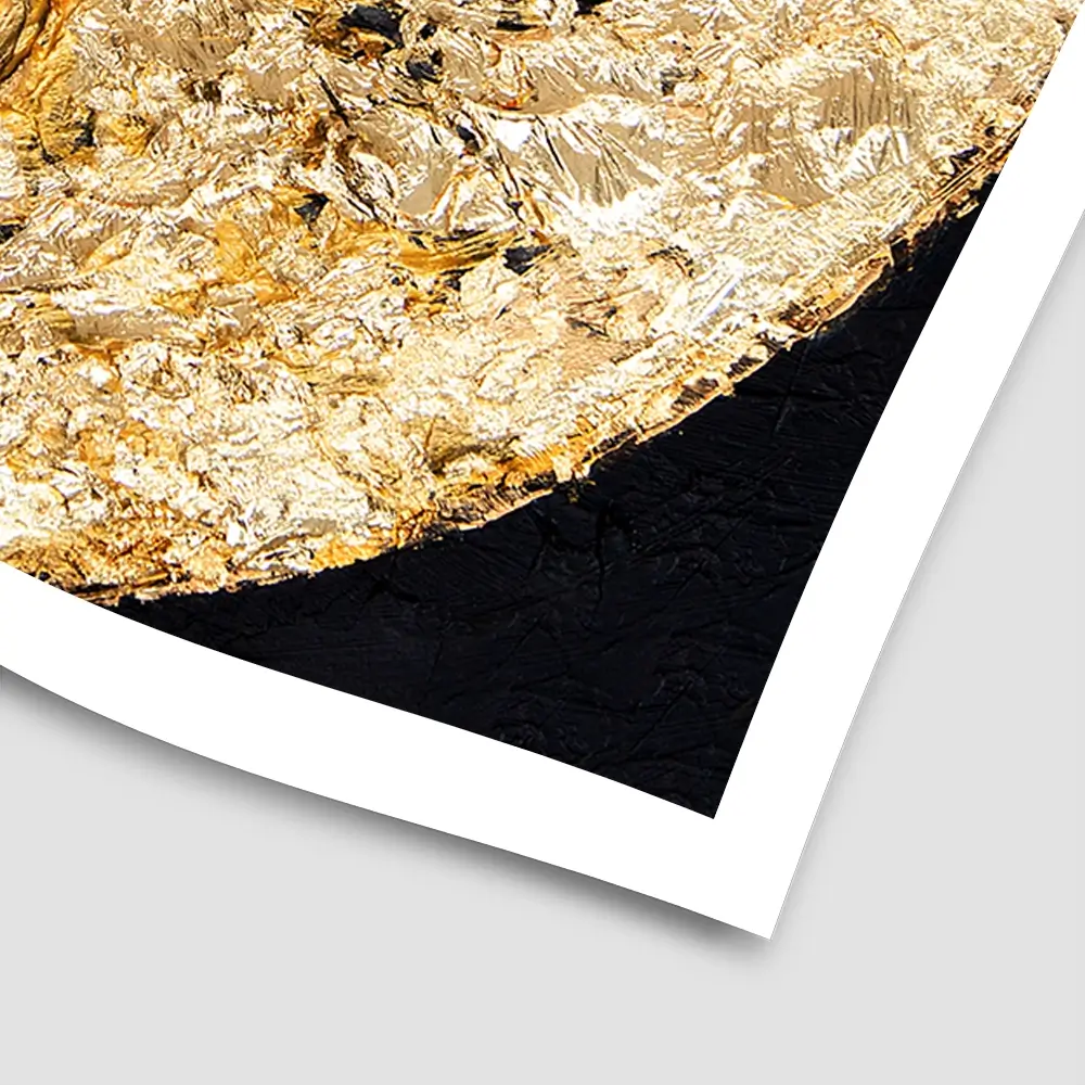 Golden Silence Square Art Print Golden Silence Square Art Print wall art product Osnat Tzadok