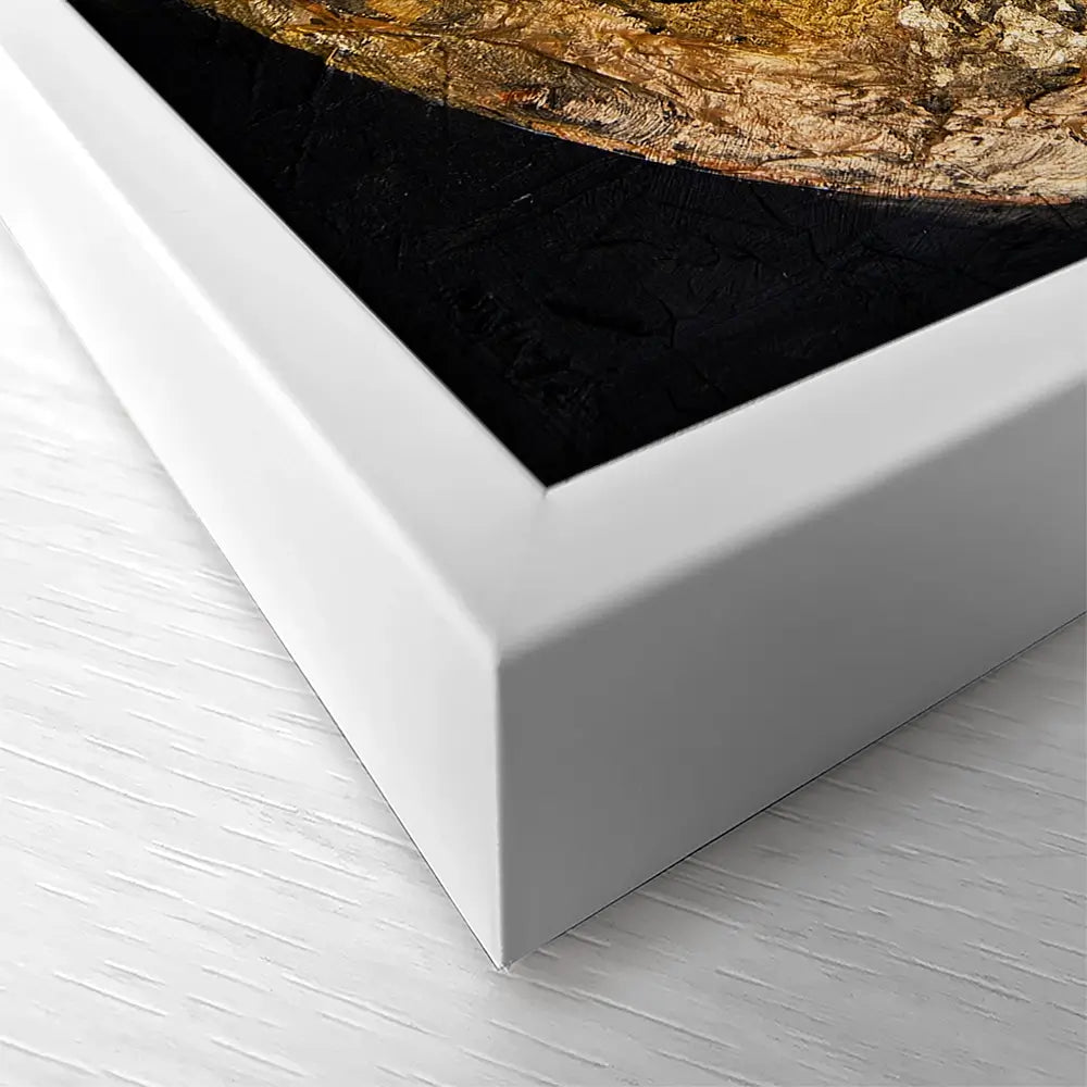 Golden Silence Square Canvas Print Golden Silence Square Canvas Print wall art product Osnat Tzadok