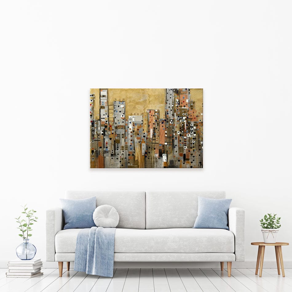 Golden Sky Canvas Print wall art product Ekaterina Ermilkina / Independent