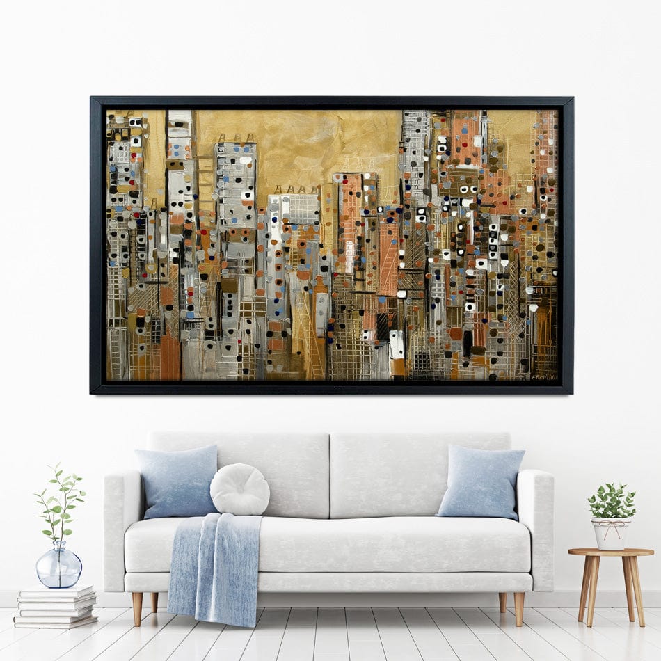 Golden Sky Canvas Print wall art product Ekaterina Ermilkina / Independent