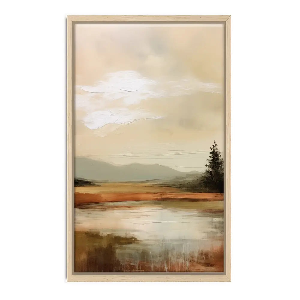 Golden Stillness Canvas Print Golden Stillness Canvas Print wall art product Treechild
