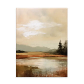 Golden Stillness Canvas Print Golden Stillness Canvas Print wall art product Treechild