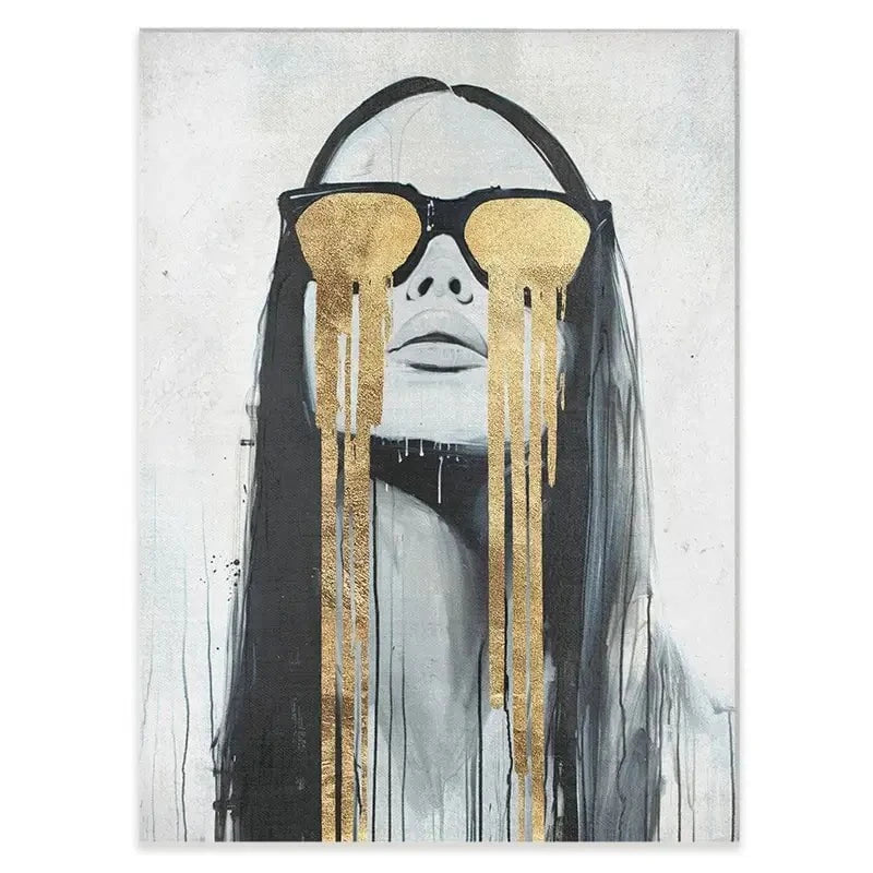 Golden Tears Canvas Print Golden Tears Canvas Print wall art product Svetlana Aleynikova