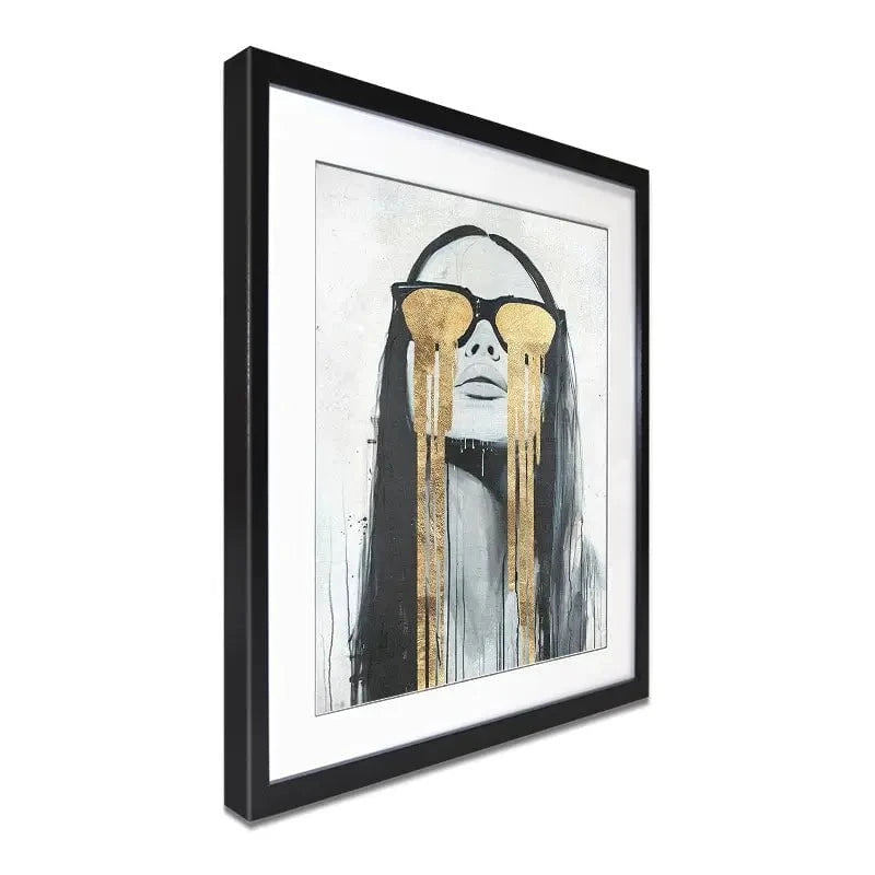 Golden Tears Framed Art Print Golden Tears Framed Art Print wall art product Svetlana Aleynikova