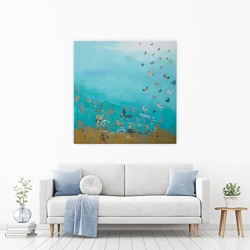 Golden Threads Canvas Print Golden Threads Canvas Print wall art product Laure Bury