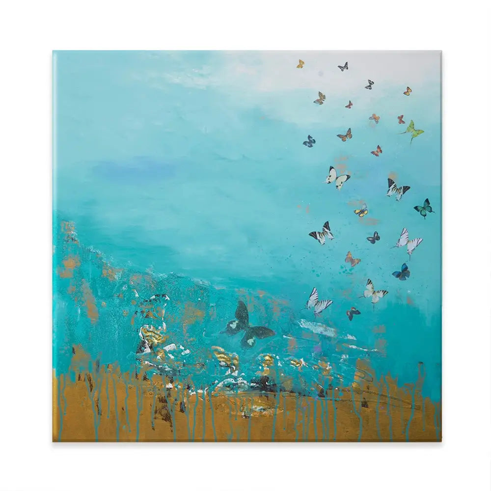 Golden Threads Canvas Print Golden Threads Canvas Print wall art product Laure Bury