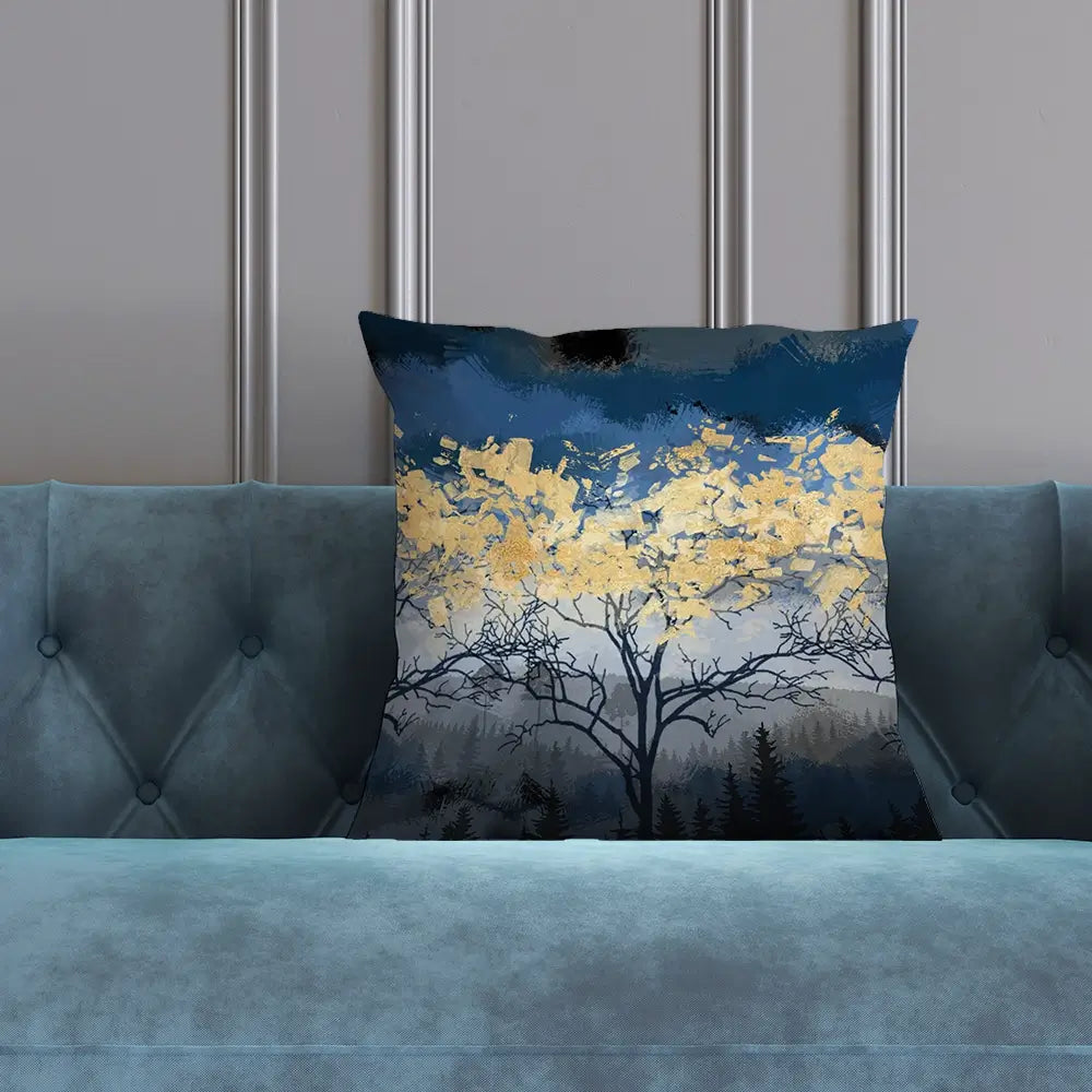 Golden Trees Cushion Golden Trees Cushion wall art product FLOWER 3D / Shutterstock