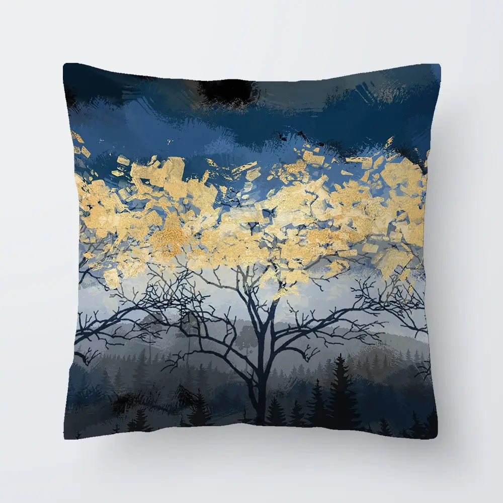 Golden Trees Cushion Golden Trees Cushion wall art product FLOWER 3D / Shutterstock