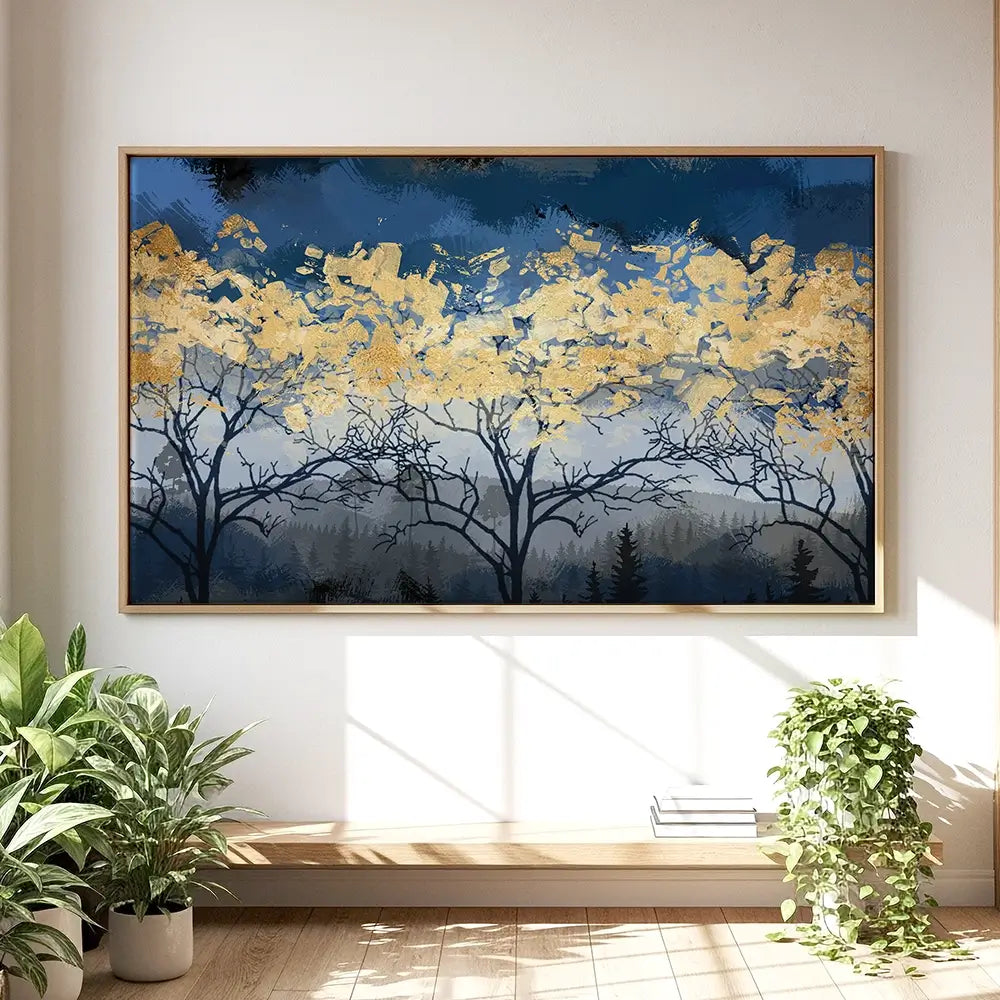 Golden Trees Oversized Canvas Print Golden Trees Oversized Canvas Print wall art product Art Print Shop