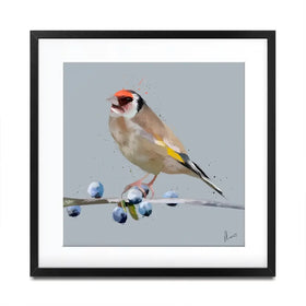 Goldfinch And Berries Framed Art Print Goldfinch And Berries Framed Art Print wall art product Aimee Linzi