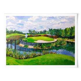 Golf Art Print wall art product Olga Tkachyk