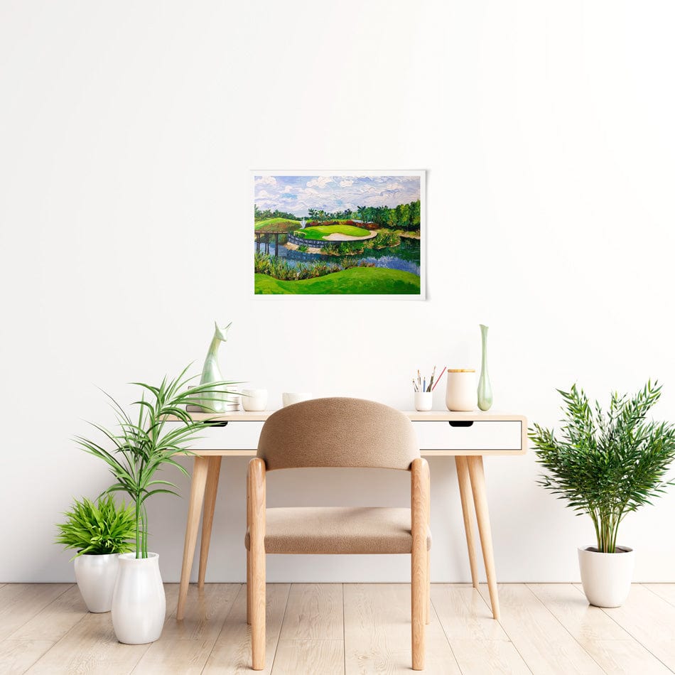 Golf Art Print wall art product Olga Tkachyk