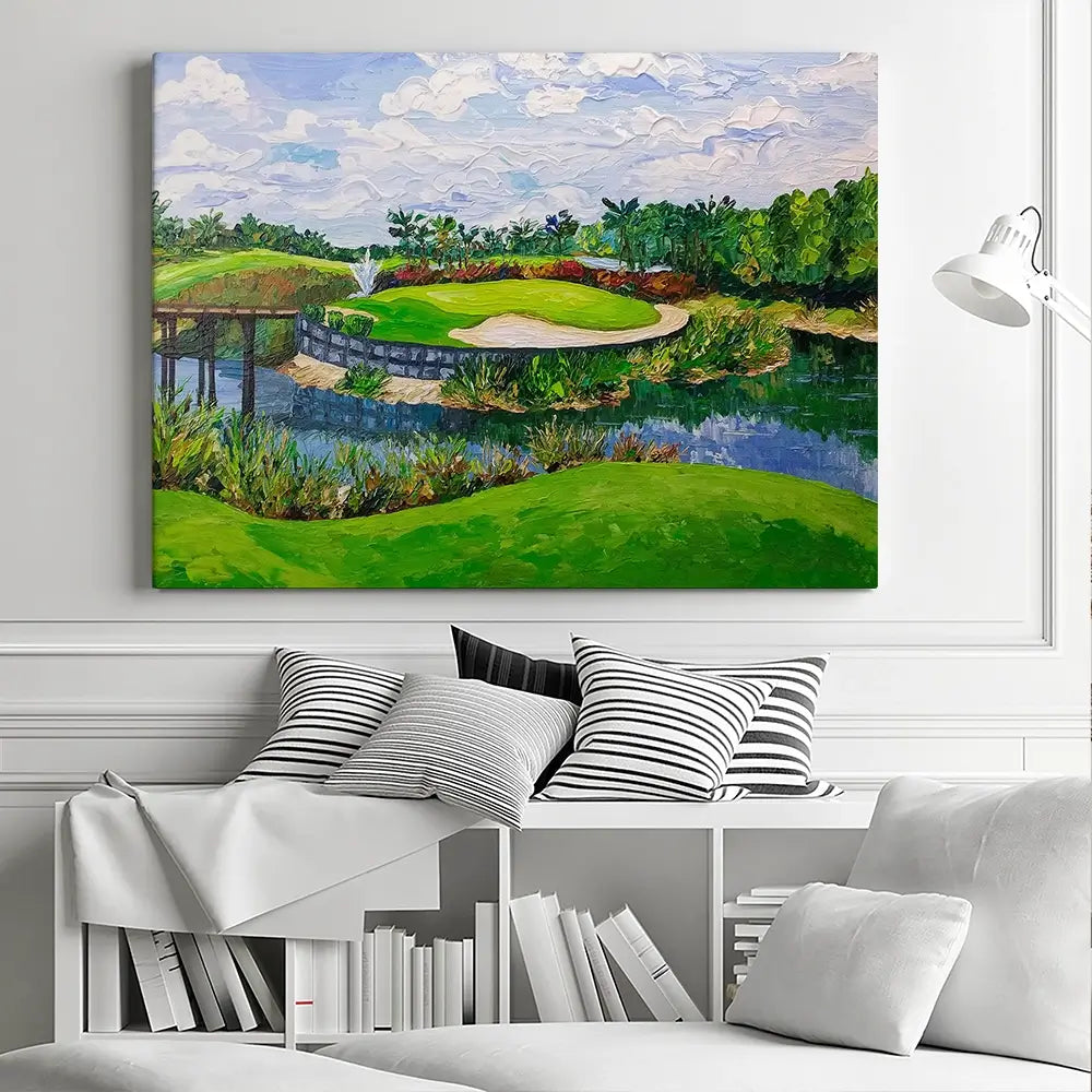 Golf Canvas Print Golf Canvas Print wall art product Olga Tkachyk