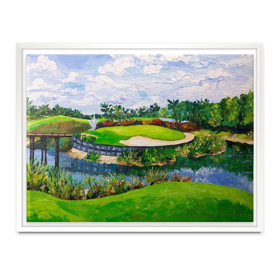 Golf Canvas Print wall art product Olga Tkachyk