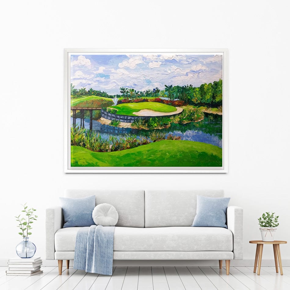 Golf Canvas Print wall art product Olga Tkachyk