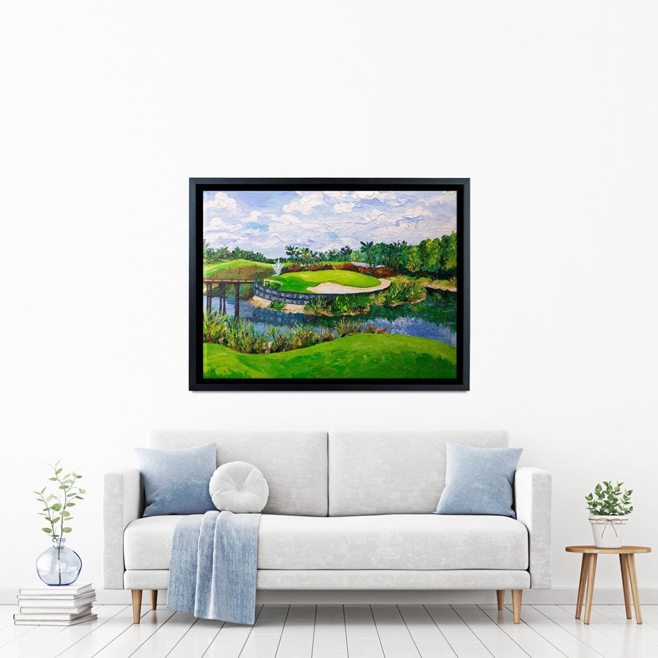Golf Canvas Print wall art product Olga Tkachyk