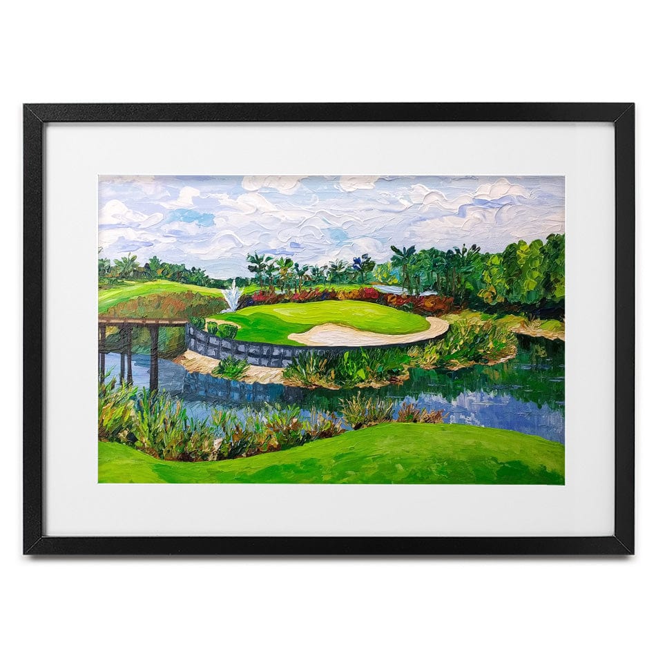 Golf Framed Art Print wall art product Olga Tkachyk