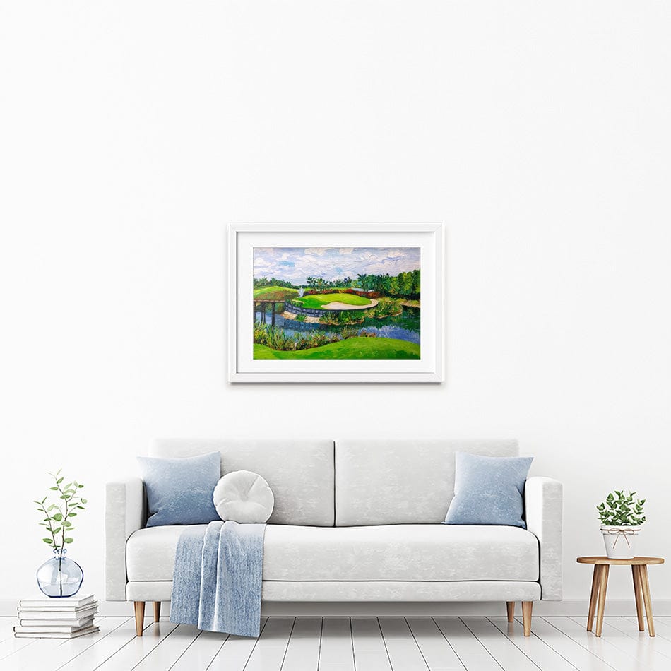 Golf Framed Art Print wall art product Olga Tkachyk