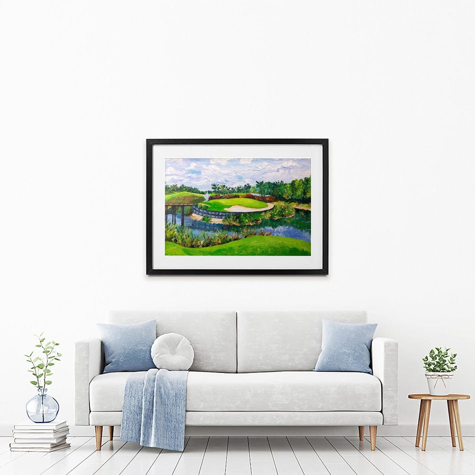 Golf Framed Art Print wall art product Olga Tkachyk