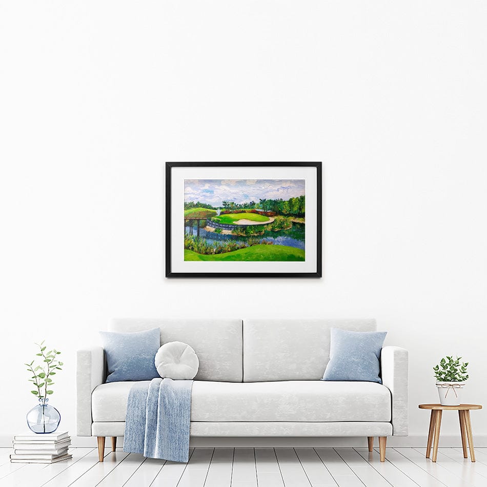 Golf Framed Art Print wall art product Olga Tkachyk
