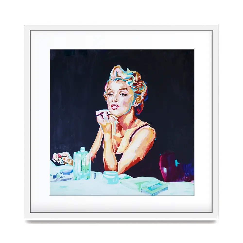 Goodbye Norma Jean Square Framed Art Print Goodbye Norma Jean Square Framed Art Print wall art product Juliet Stockton