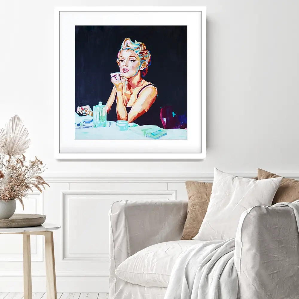 Goodbye Norma Jean Square Framed Art Print Goodbye Norma Jean Square Framed Art Print wall art product Juliet Stockton