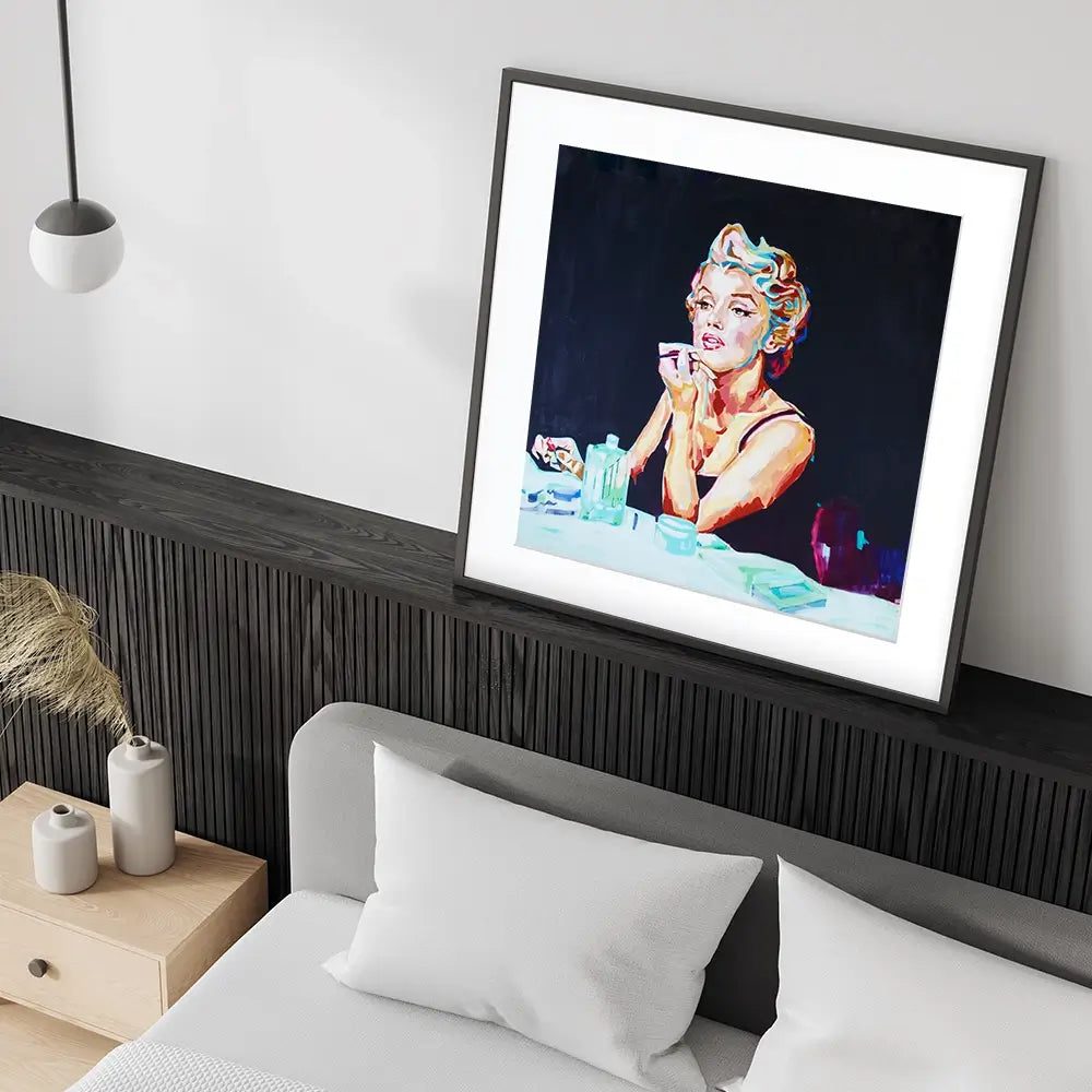 Goodbye Norma Jean Square Framed Art Print Goodbye Norma Jean Square Framed Art Print wall art product Juliet Stockton