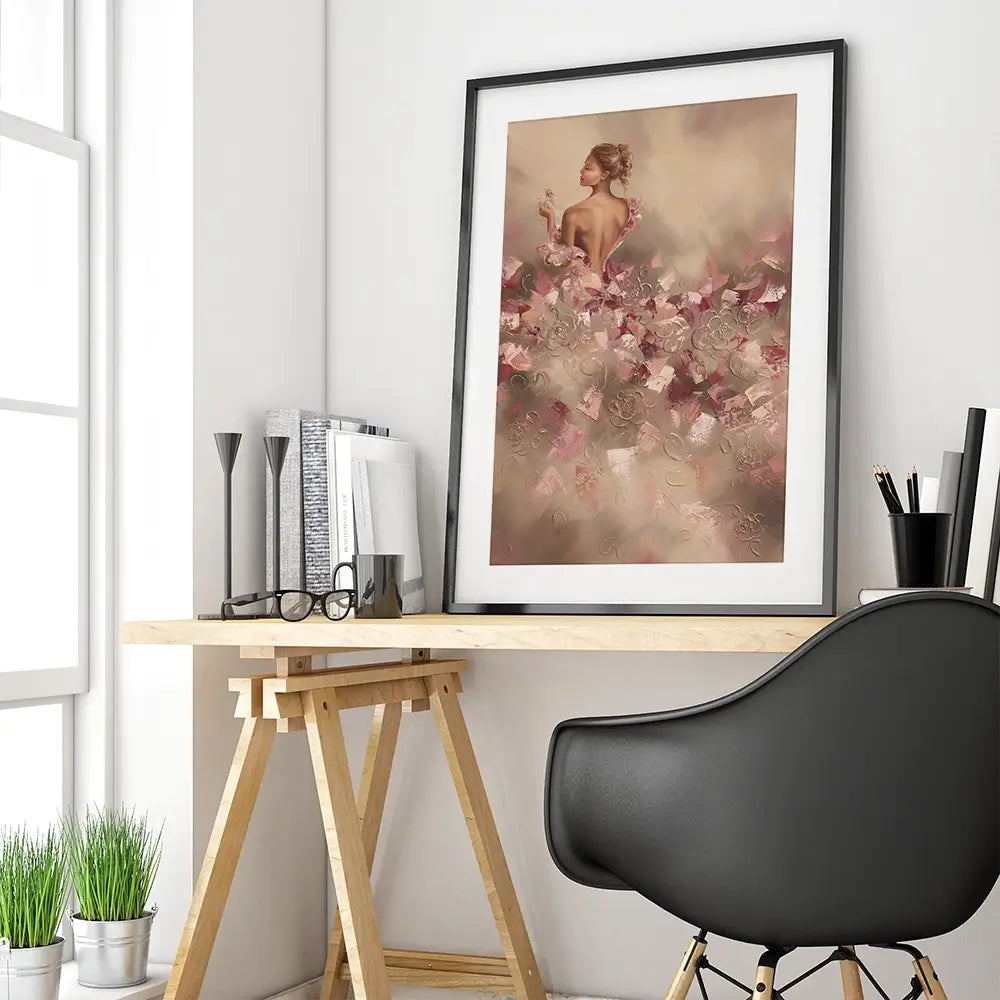 Gracious Framed Art Print Gracious Framed Art Print wall art product Isabella Karolewicz