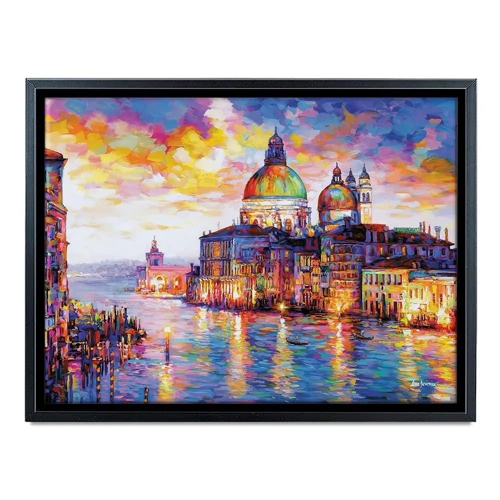 Grand Canal Italy Canvas Print Grand Canal Italy Canvas Print wall art product Leon Devenice