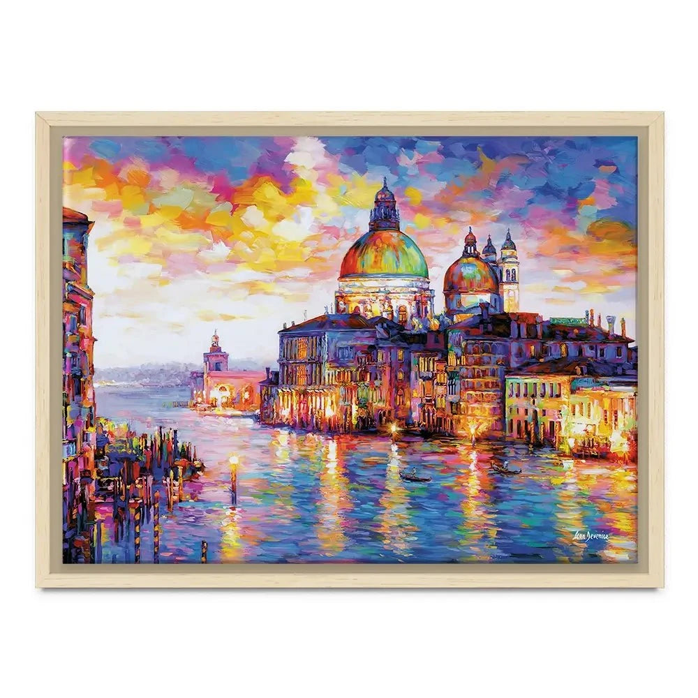 Grand Canal Italy Canvas Print Grand Canal Italy Canvas Print wall art product Leon Devenice