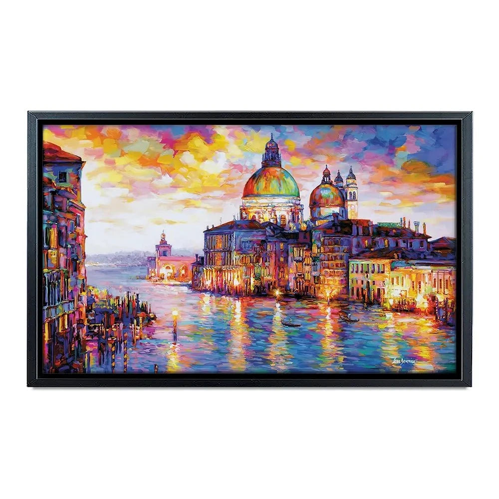 Grand Canal Italy Canvas Print Grand Canal Italy Canvas Print wall art product Leon Devenice