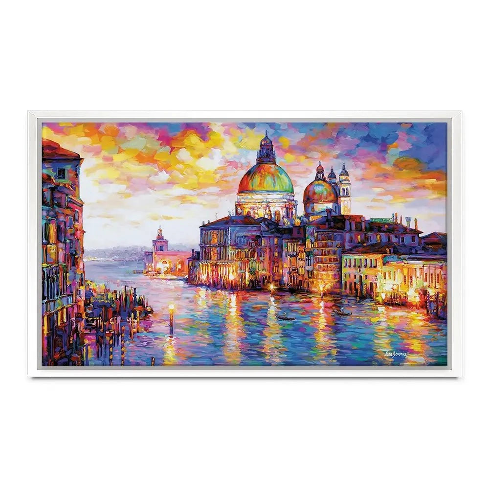 Grand Canal Italy Canvas Print Grand Canal Italy Canvas Print wall art product Leon Devenice
