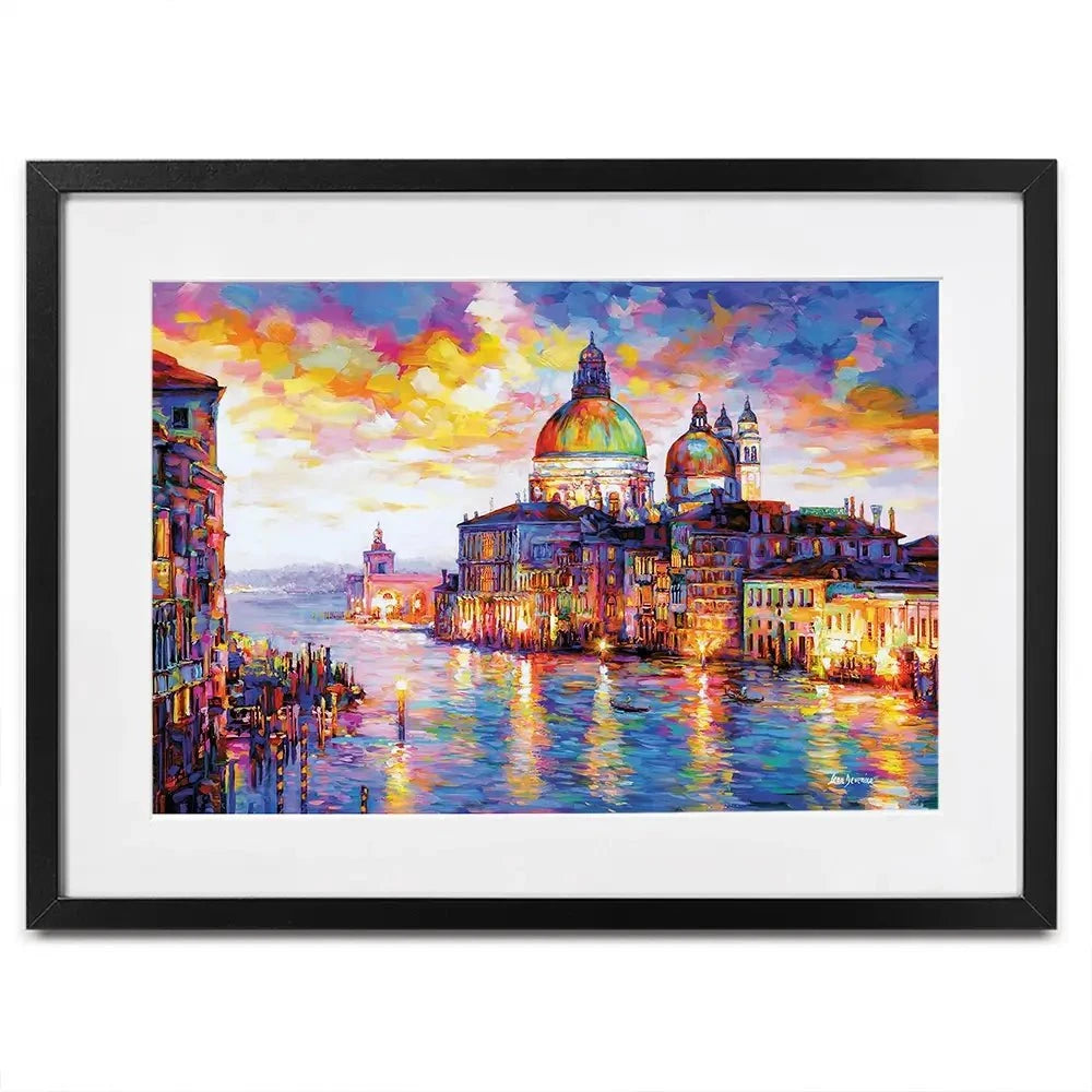 Grand Canal Italy Framed Art Print Grand Canal Italy Framed Art Print wall art product Leon Devenice