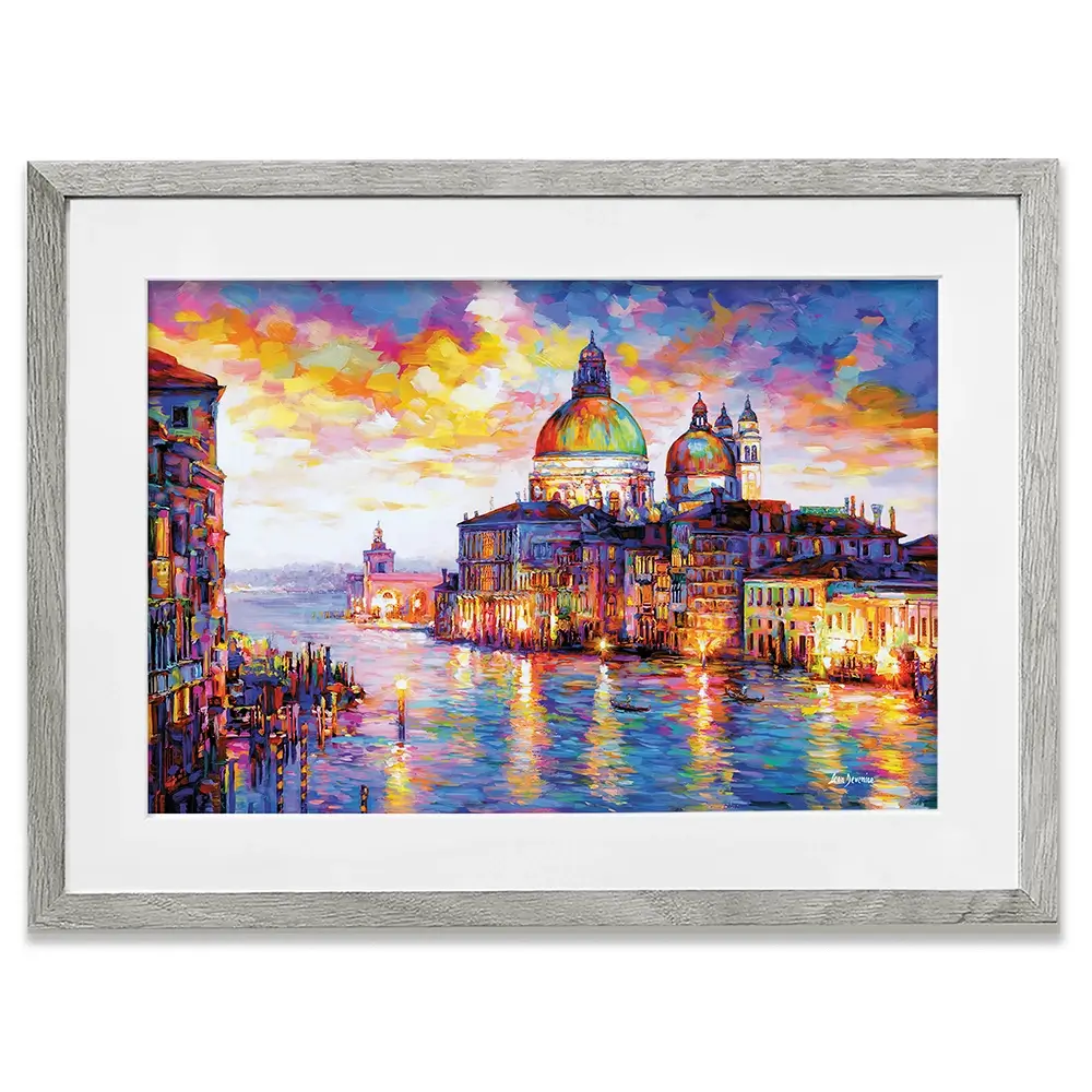 Grand Canal Italy Framed Art Print Grand Canal Italy Framed Art Print wall art product Leon Devenice
